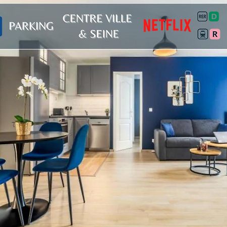 Appartement L'Ilot Bleu Paradis Melun Dış mekan fotoğraf